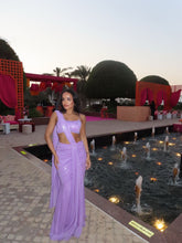 Load image into Gallery viewer, Poo Pre-Stitched Saree (Purple)
